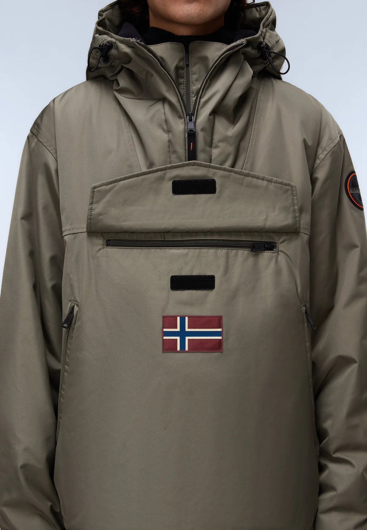 Napapijri Rainforest Next Anorak Jacket in Tea Leaf Green