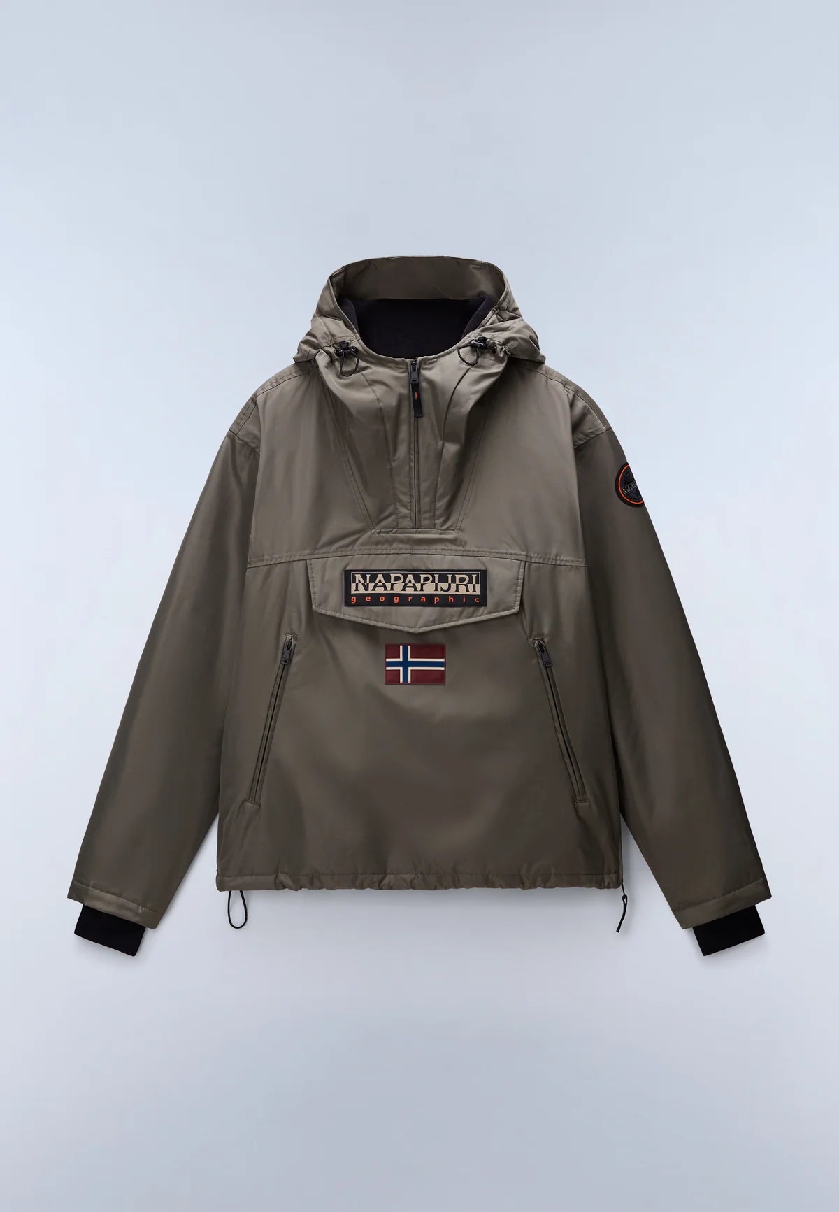 Napapijri Rainforest Next Anorak Jacket in Tea Leaf Green
