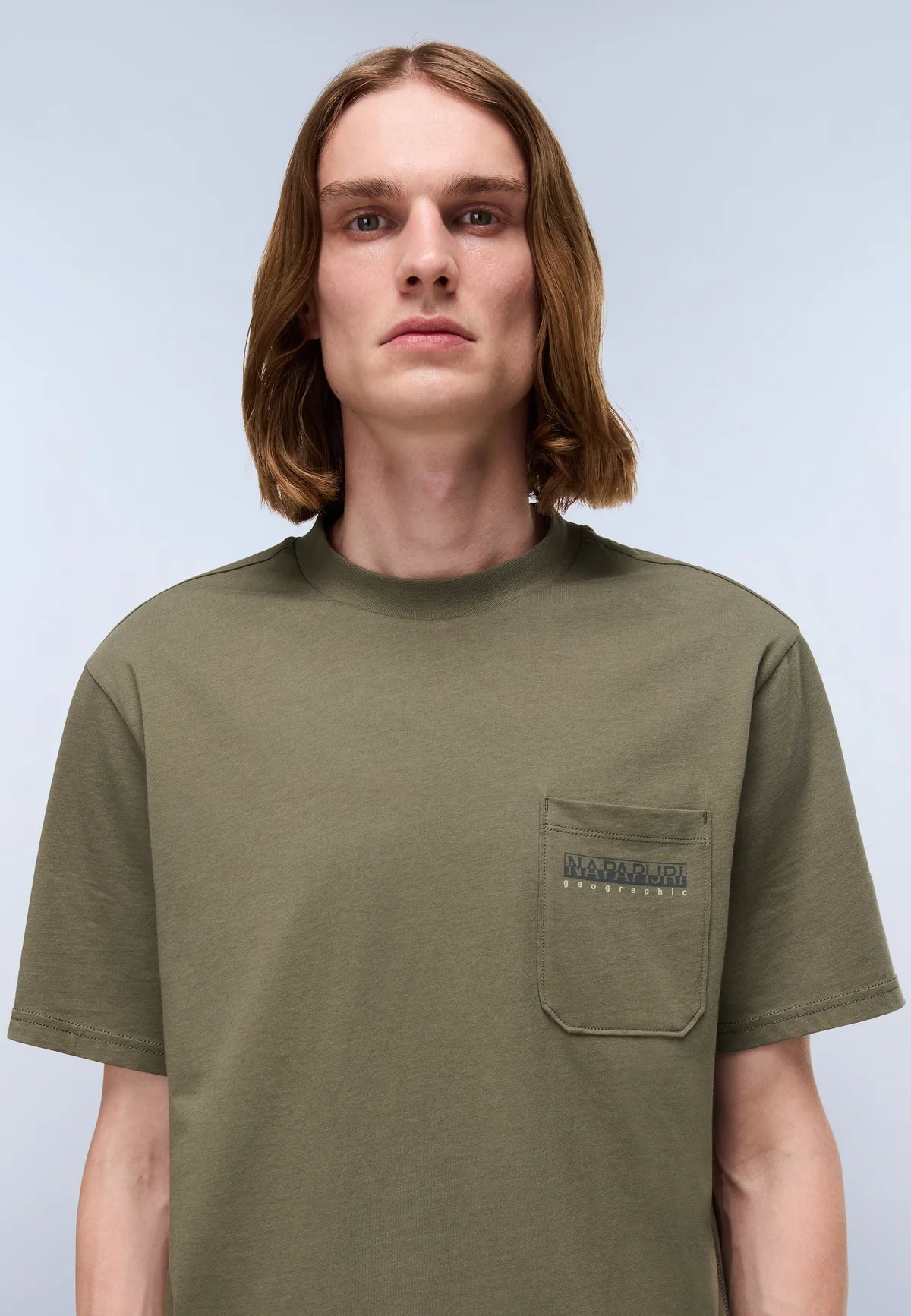 Napapijri S-fanes Pocket T-Shirt Green Tea Leaf