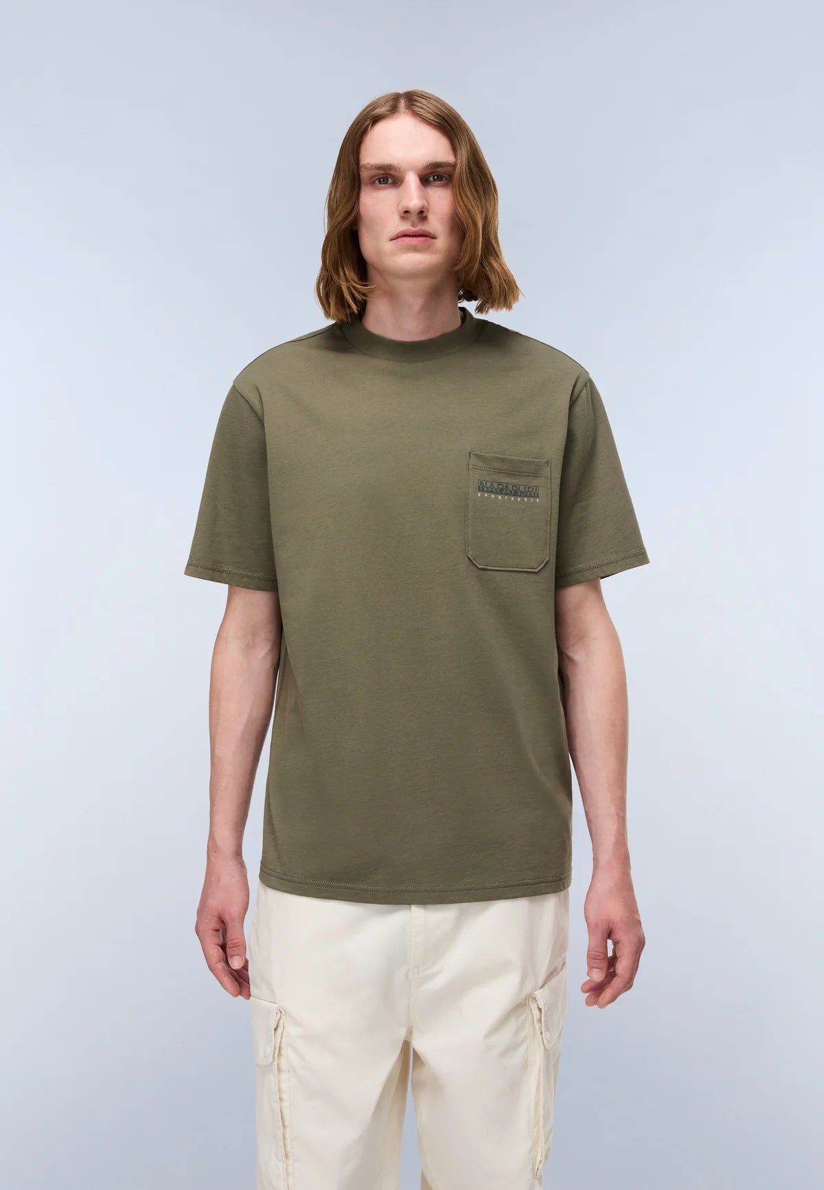 Napapijri S-fanes Pocket T-Shirt Green Tea Leaf