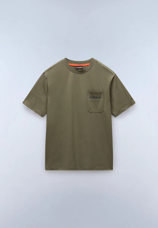 Napapijri S-fanes Pocket T-Shirt Green Tea Leaf