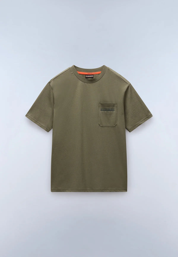 Napapijri S-fanes Pocket T-Shirt Green Tea Leaf
