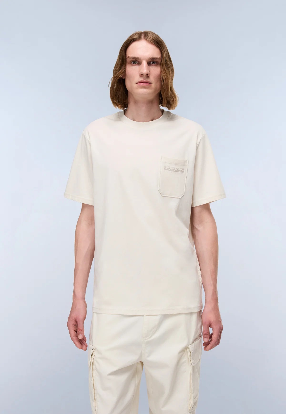 Napapijri S-fanes Pocket T-Shirt Beige