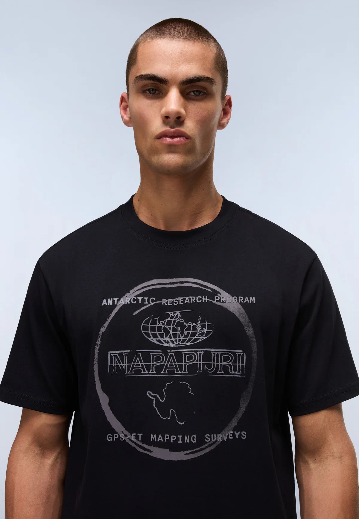 Napapijri Bald Graphic T-Shirt Black Beauty