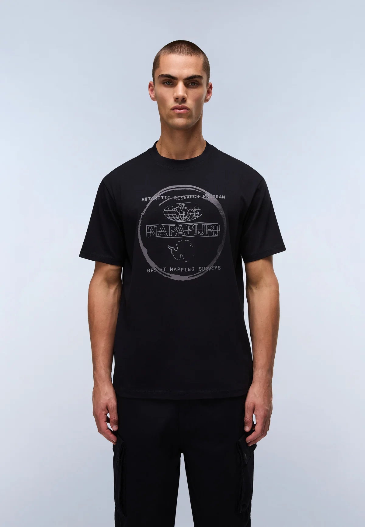 Napapijri Bald Graphic T-Shirt Black Beauty