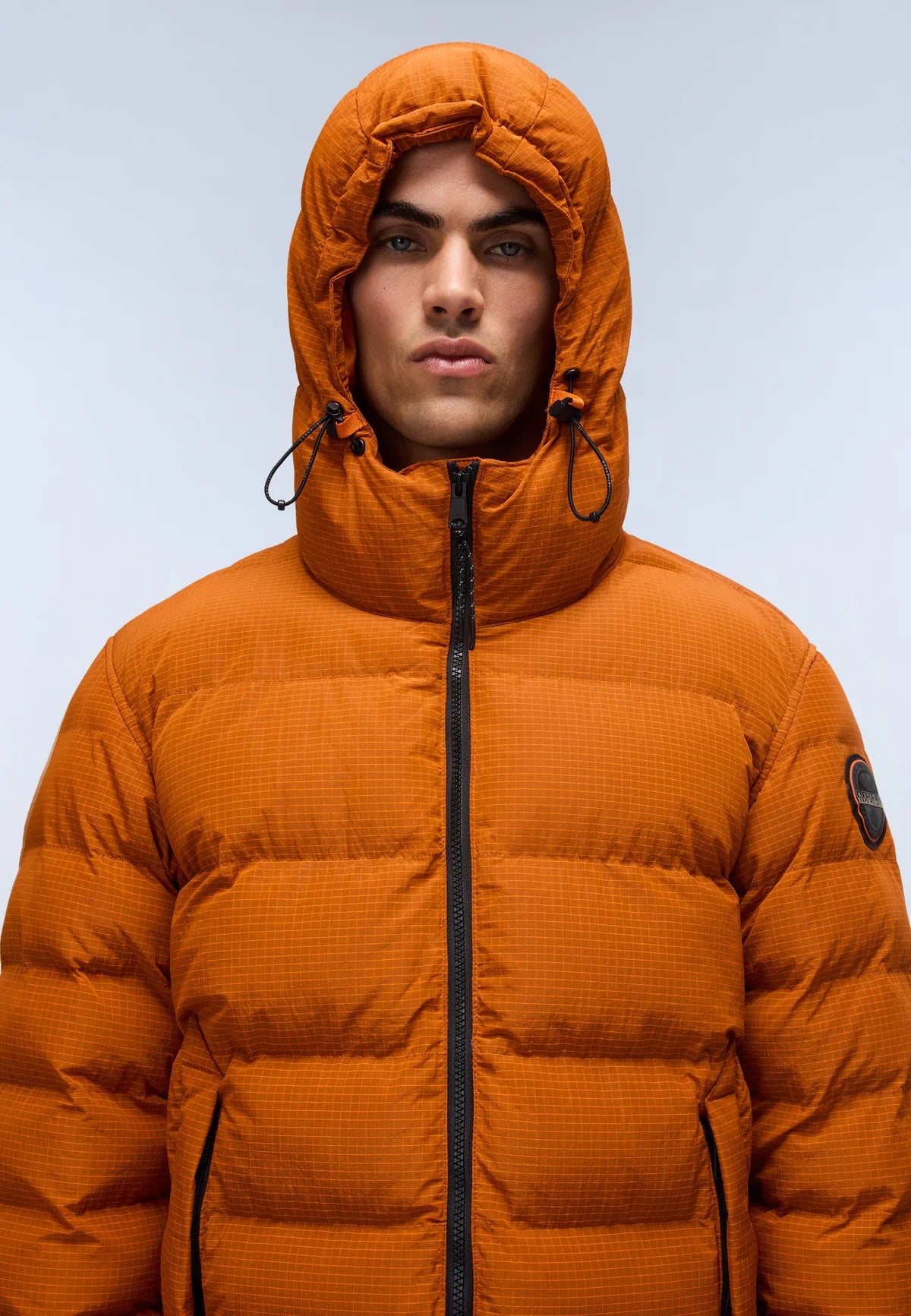 Napapijri Terez Hooded Puffer Jacket Orange Pumpkin