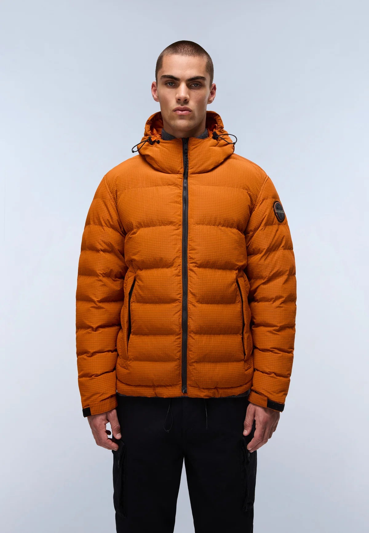 Napapijri Terez Hooded Puffer Jacket Orange Pumpkin