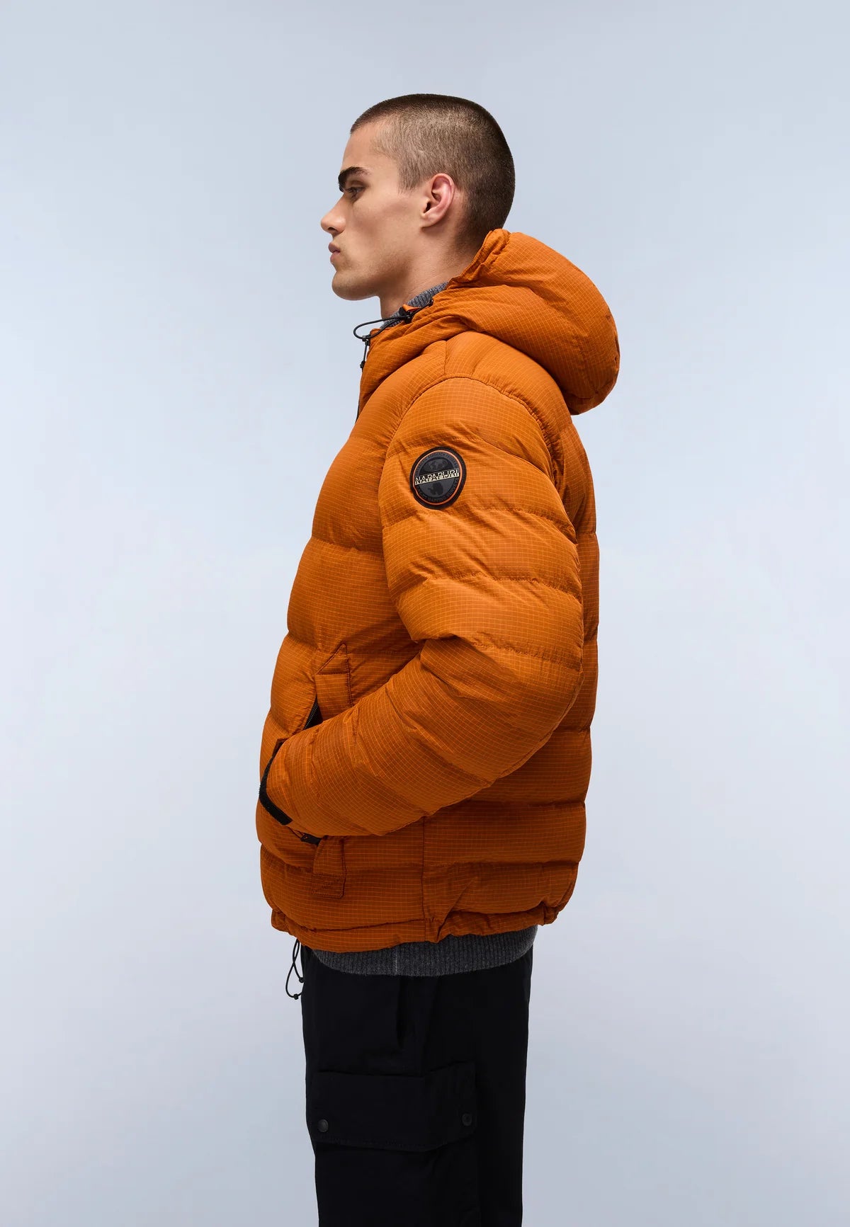 Napapijri Terez Hooded Puffer Jacket Orange Pumpkin