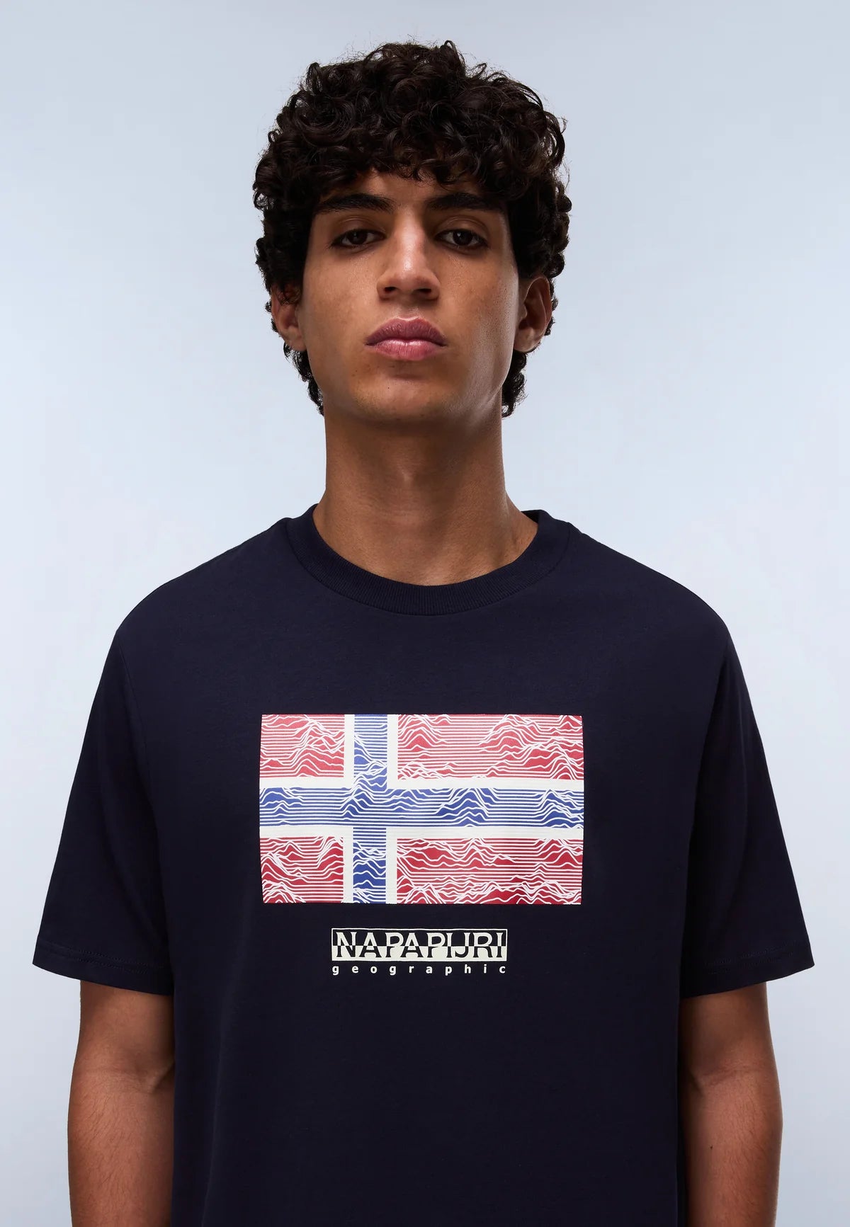 Napapijri S-Drapeau Graphic T-Shirt Blue Marine