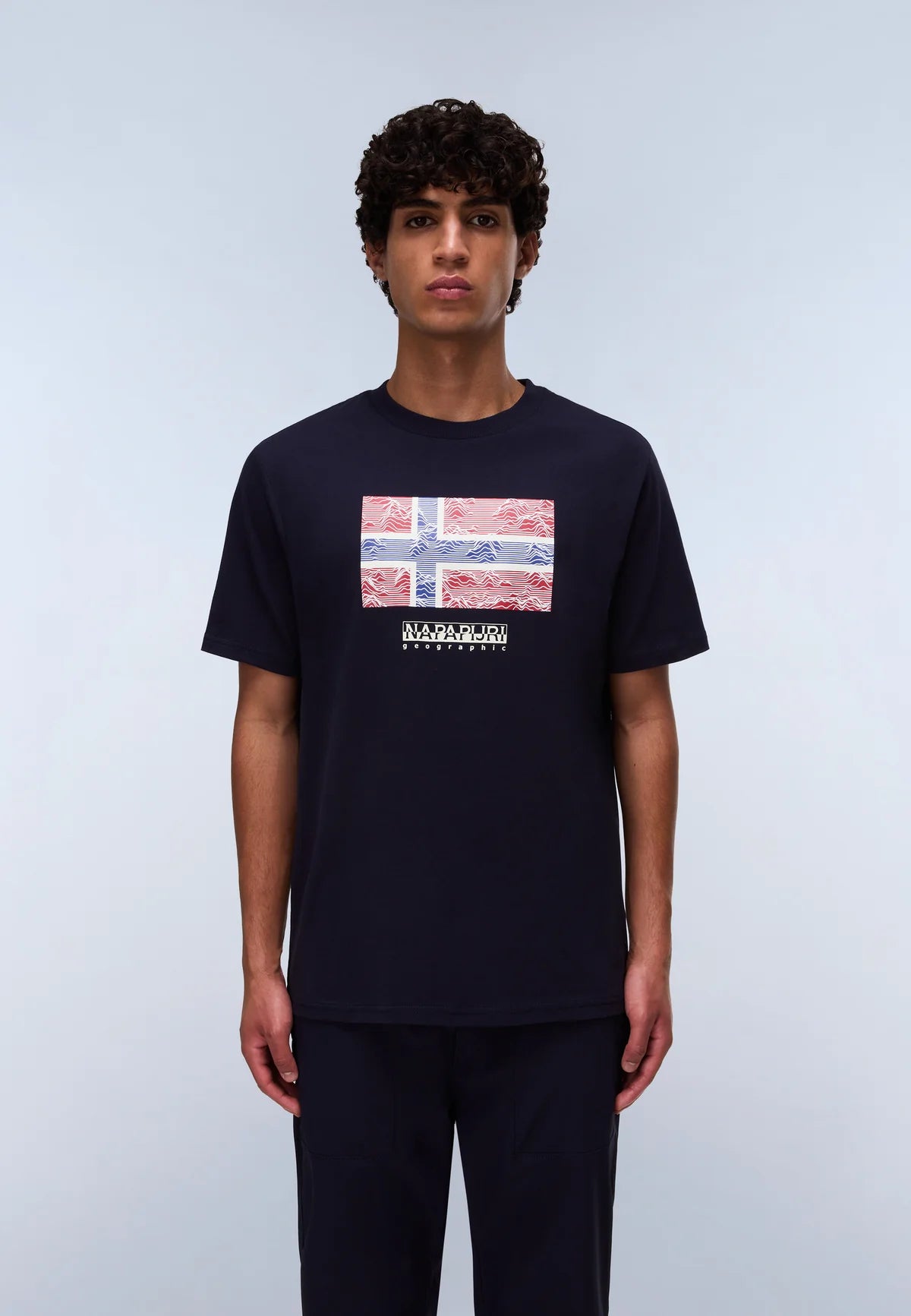 Napapijri S-Drapeau Graphic T-Shirt Blue Marine