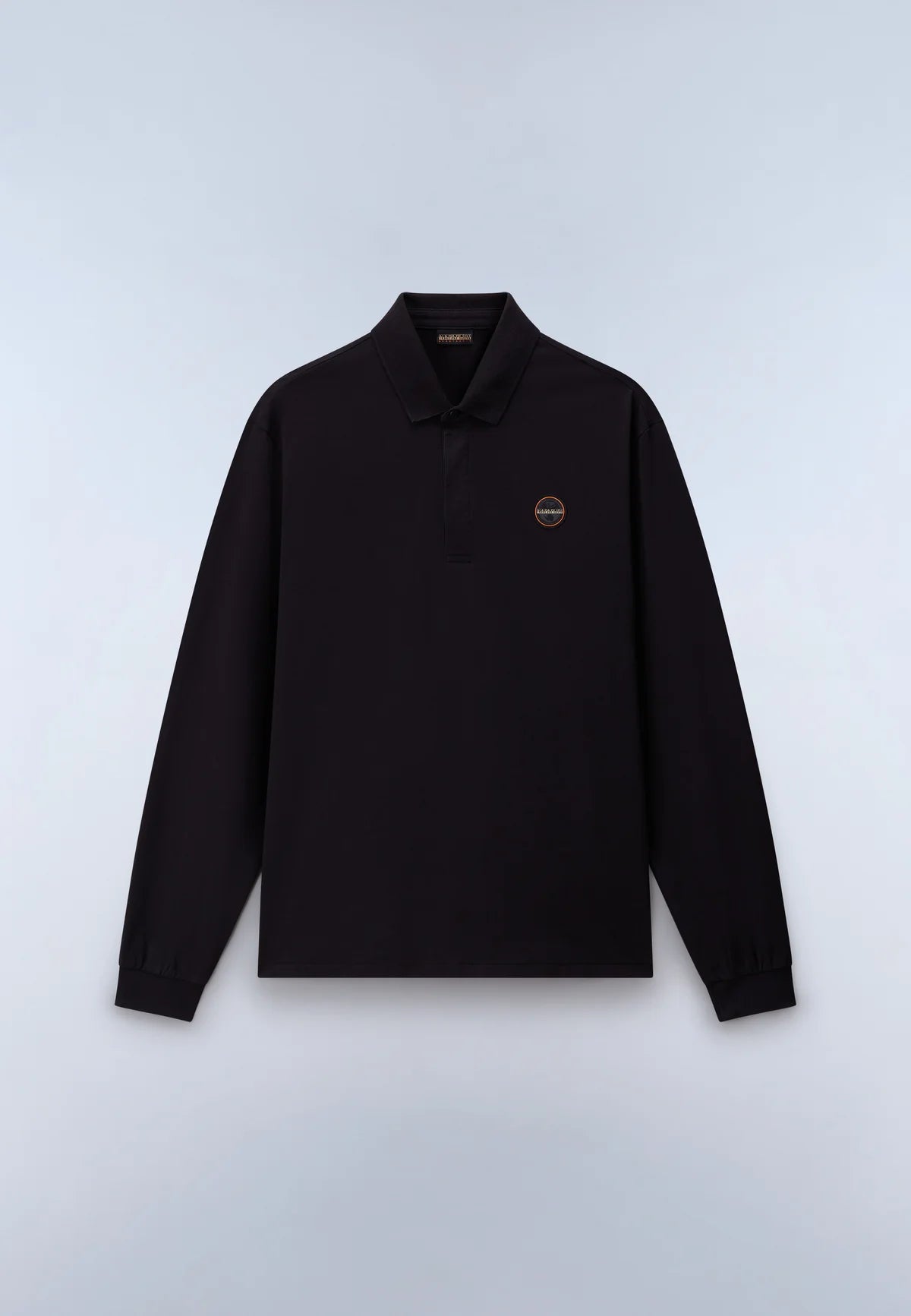 Napapijri Badge L/S Polo Black Beauty