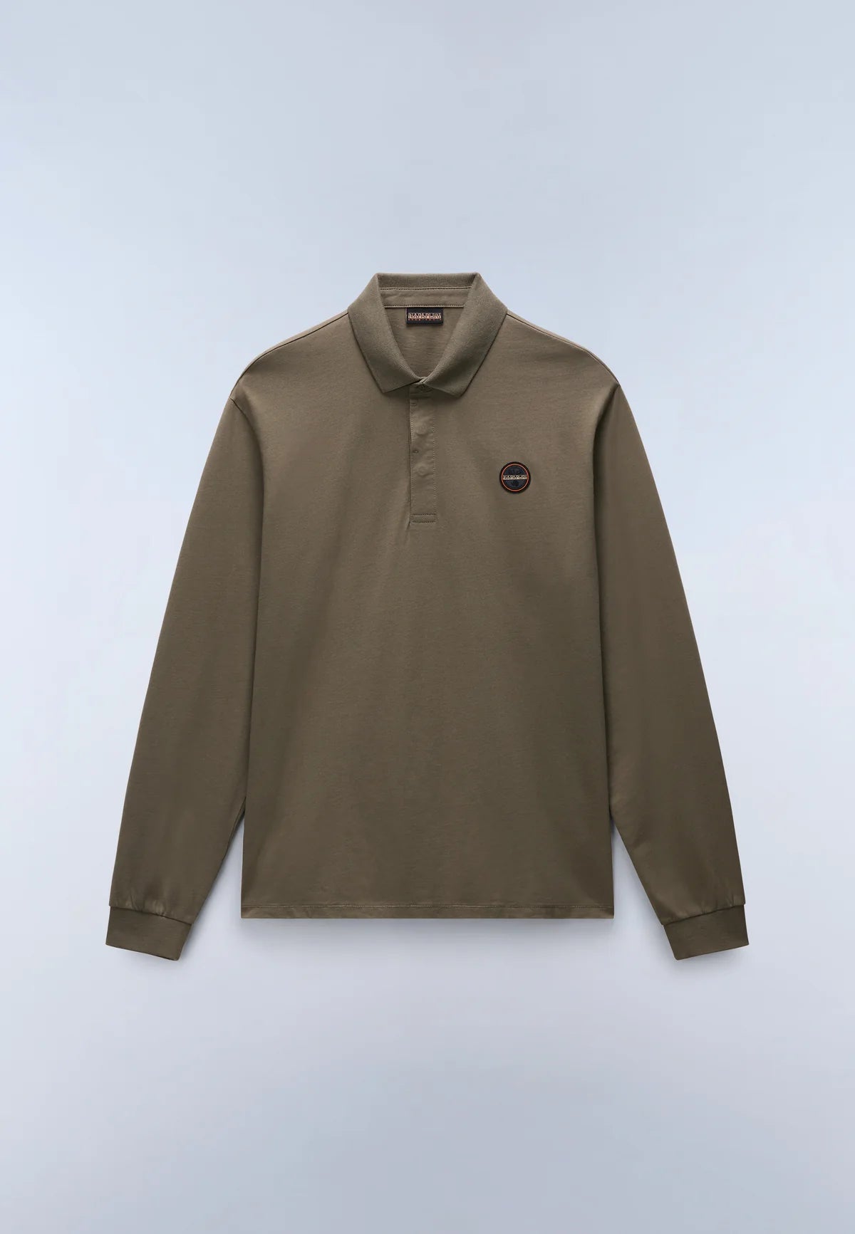 Napapijri Badge L/S Polo Tea Leaf Green