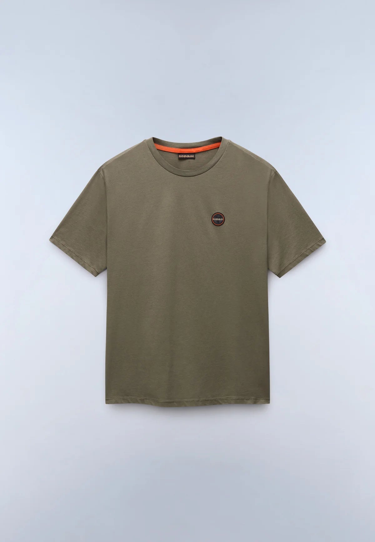Napapijri S-Badge Short Sleeve T-Shirt Green Tea Leaf