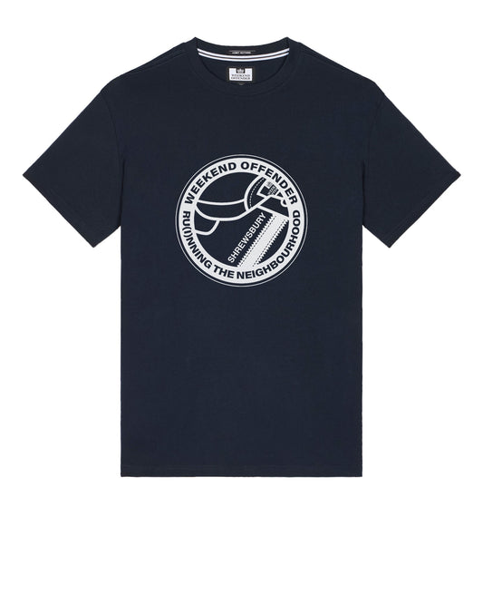 Weekend Offender City Shrewsbury Trainer Series T-Shirt Navy
