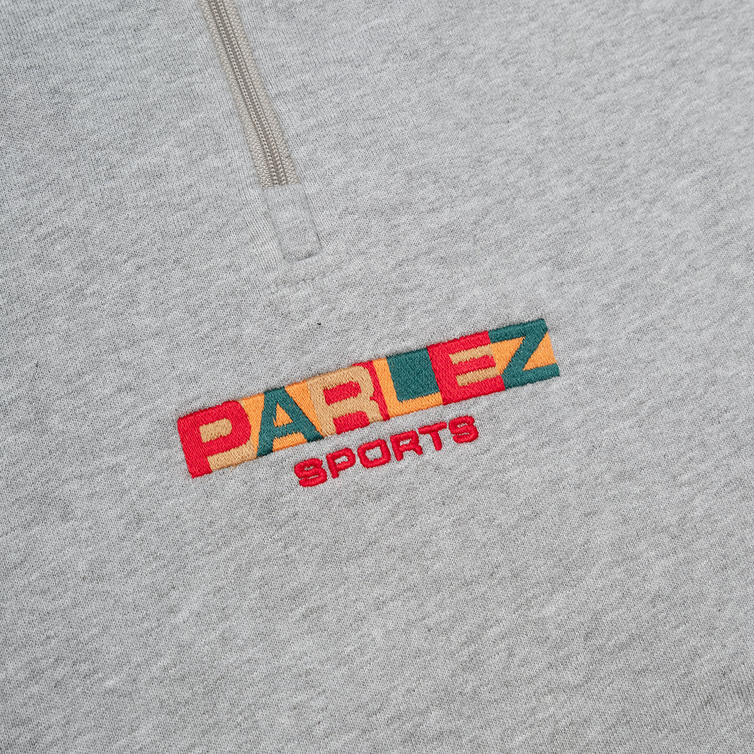 Parlez Ora 1/4 Zip Sweat Heather Grey