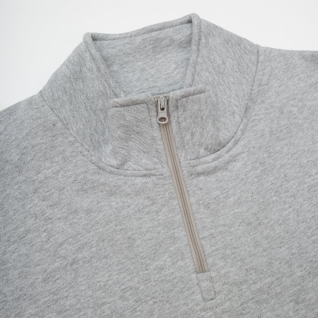 Parlez Ora 1/4 Zip Sweat Heather Grey