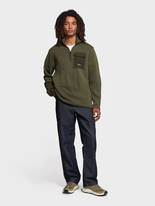 Penfield Funnel Neck Sweat Forest Night