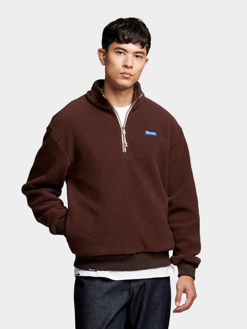 Penfield Mattawa 1/4 Zip Fleece Top Chicory Coffee