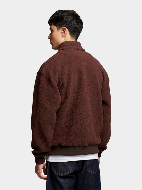 Penfield Mattawa 1/4 Zip Fleece Top Chicory Coffee