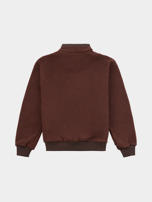 Penfield Mattawa 1/4 Zip Fleece Top Chicory Coffee