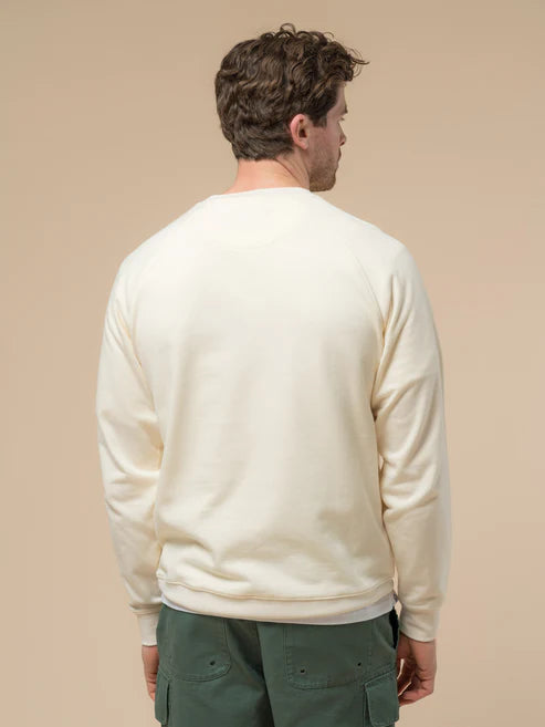 Penfield Embroidered Retro Whale Sweat Vanilla Ice