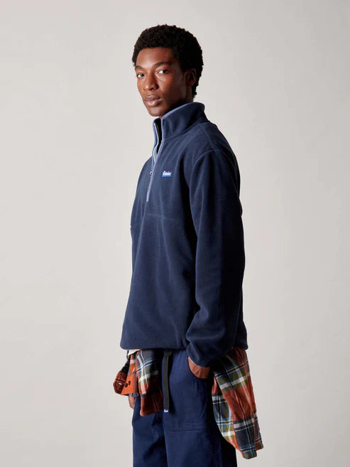Penfield 1/4 Zip Graylock Fleece Navy Blazer