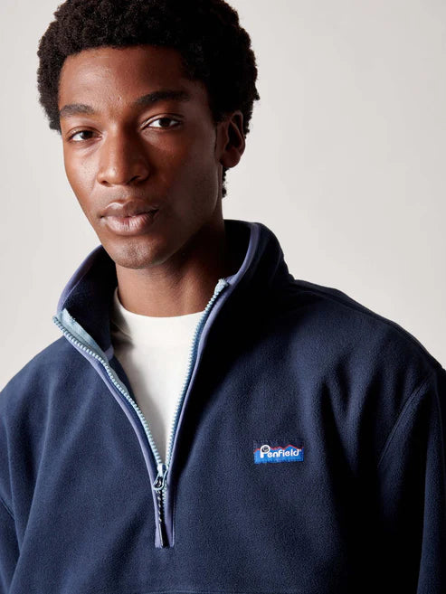 Penfield 1/4 Zip Graylock Fleece Navy Blazer