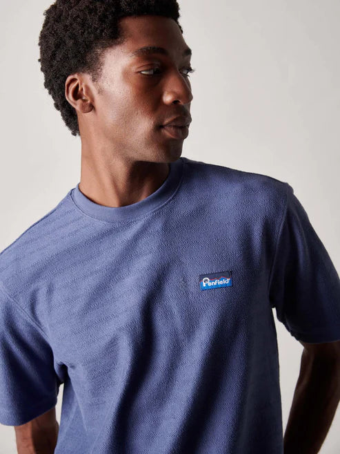 Penfield Textured T-Shirt Blue Indigo