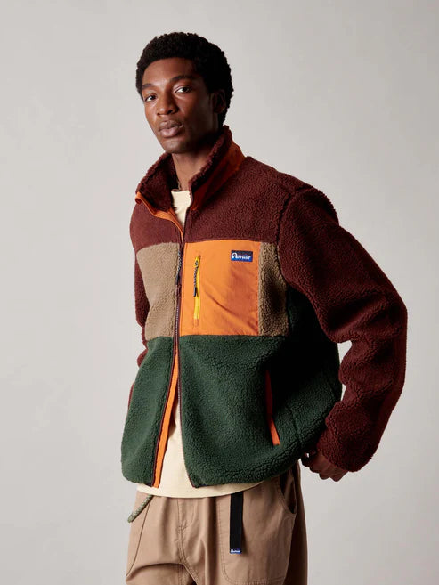 Penfield Forefounders Mattawa Fleece Jacket Rum Raisin