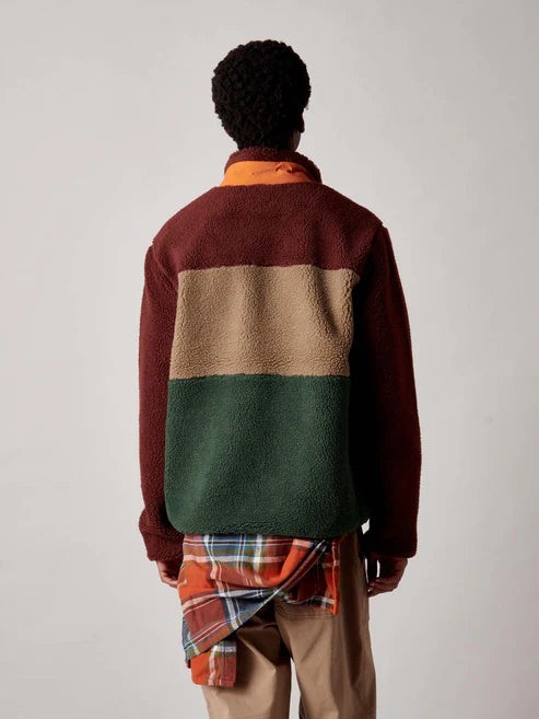 Penfield Forefounders Mattawa Fleece Jacket Rum Raisin