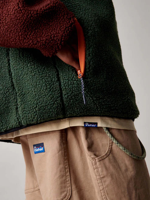 Penfield Forefounders Mattawa Fleece Jacket Rum Raisin