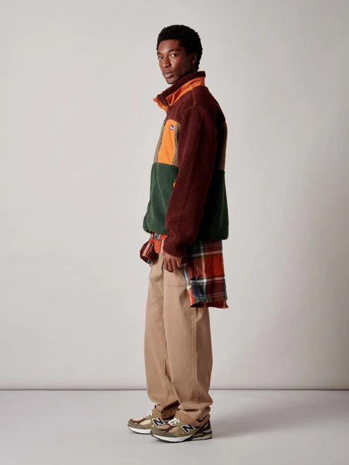 Penfield Forefounders Mattawa Fleece Jacket Rum Raisin
