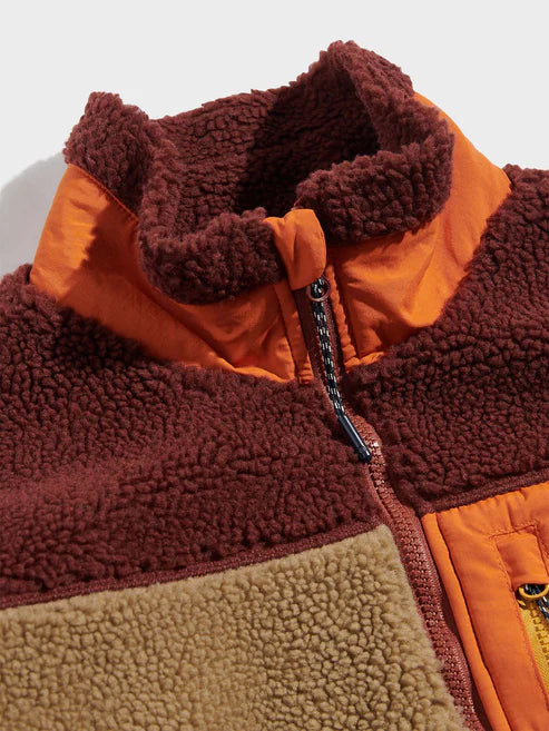 Penfield Forefounders Mattawa Fleece Jacket Rum Raisin