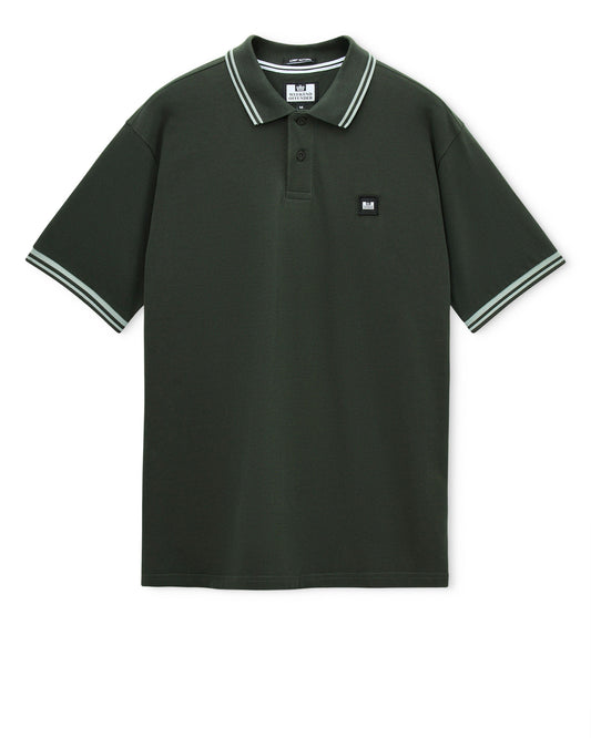 Weekend Offender Levanto Tipped Polo Black Forest/Julep Green