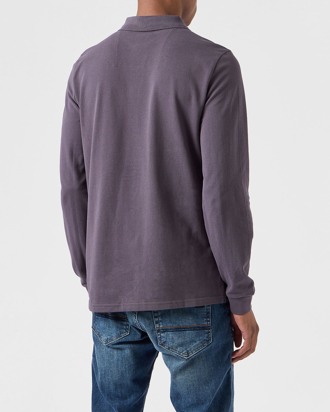 Weekend Offender Dice Long Sleeve Polo Shirt Greystone