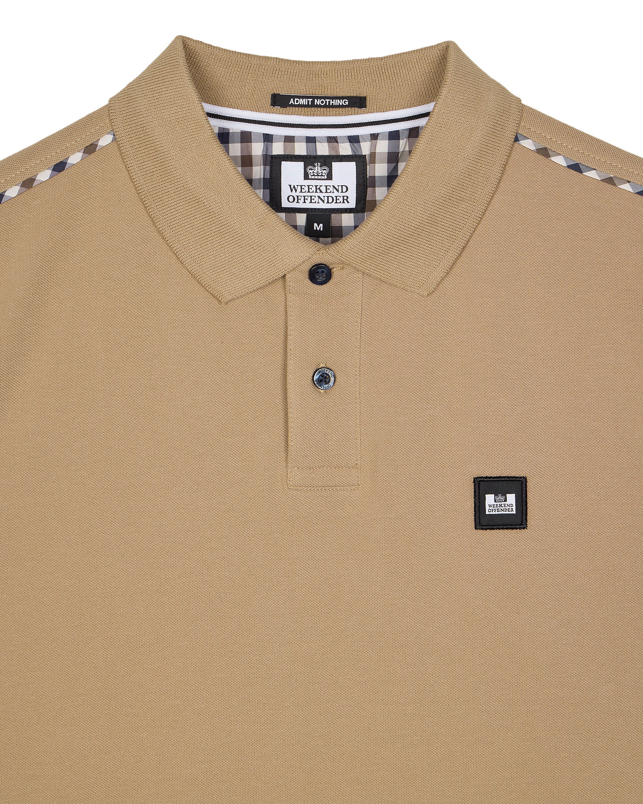 Weekend Offender Sakai Polo Shirt Cognac Brown