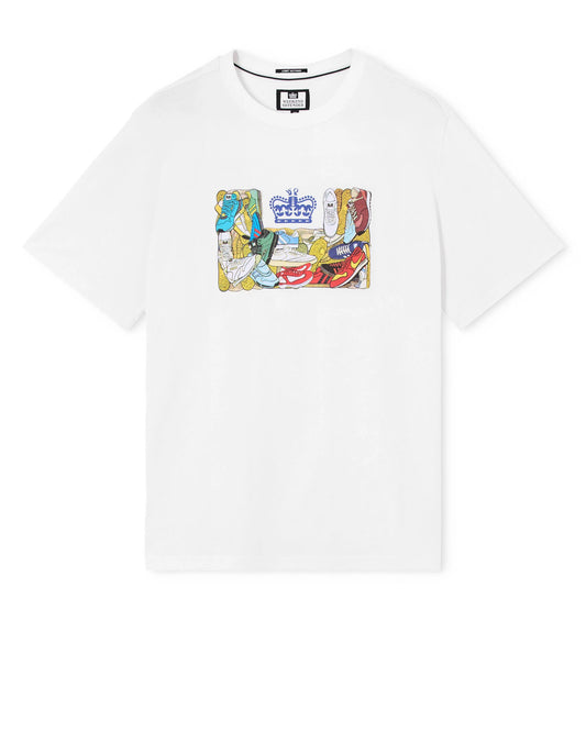Weekend Offender D'Arblay Trainer T-Shirt White