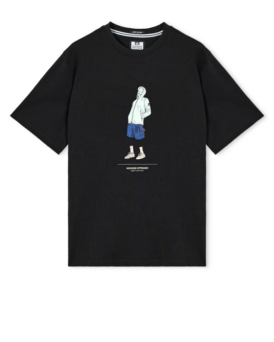 Weekend Offender Drarga Graphic T-Shirt Black