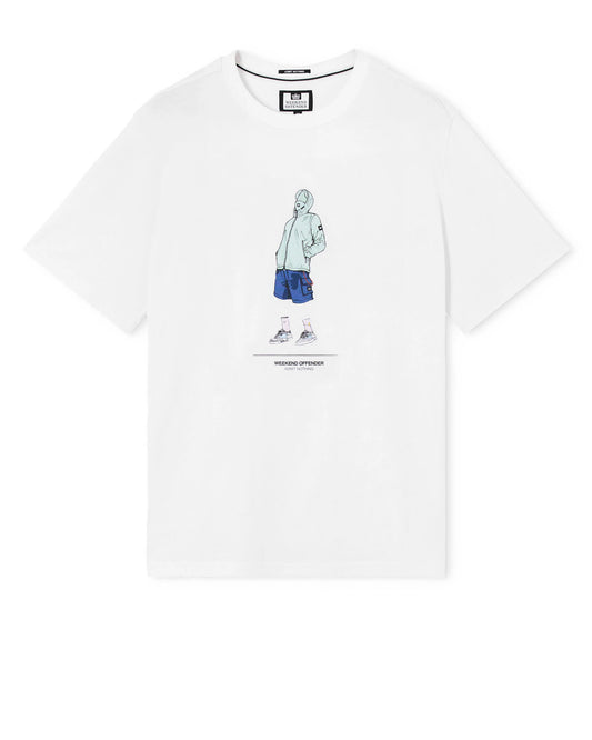 Weekend Offender Drarga Graphic T-Shirt White