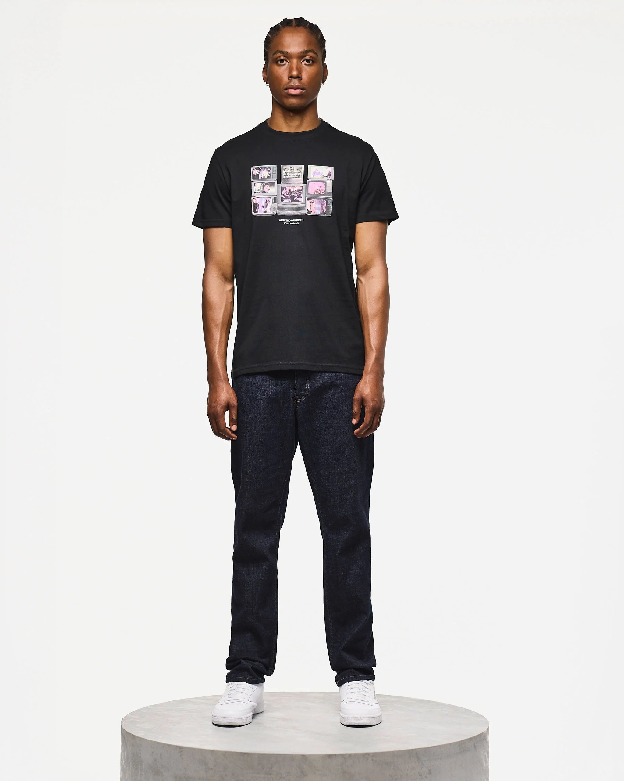 Weekend Offender Visions Graphic T-Shirt Black