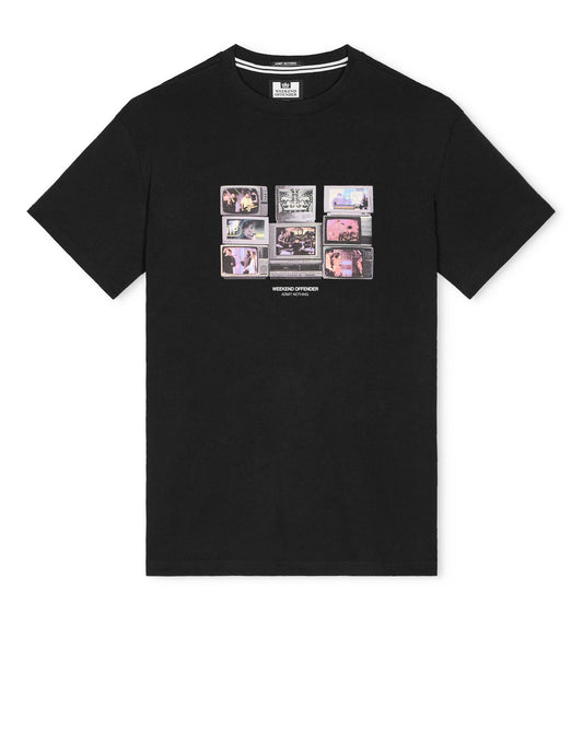 Weekend Offender Visions Graphic T-Shirt Black
