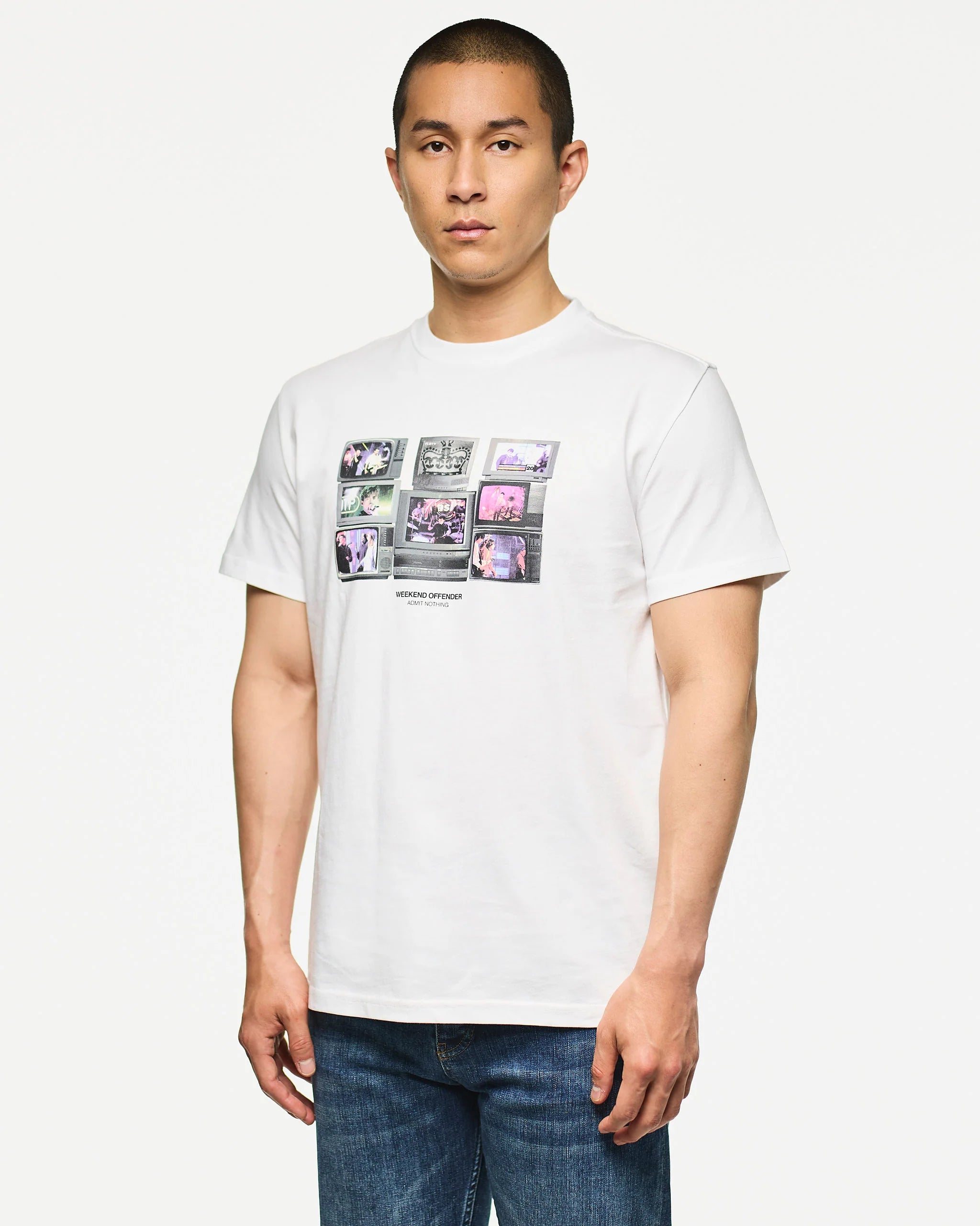 Weekend Offender Visions Graphic T-Shirt White
