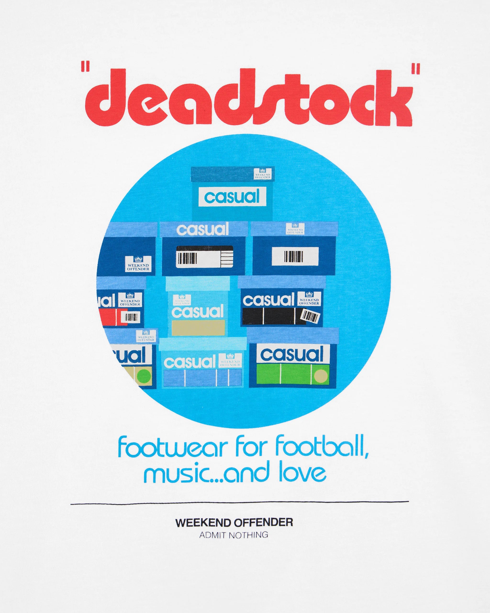 Weekend Offender Deadstock Graphic T-Shirt White