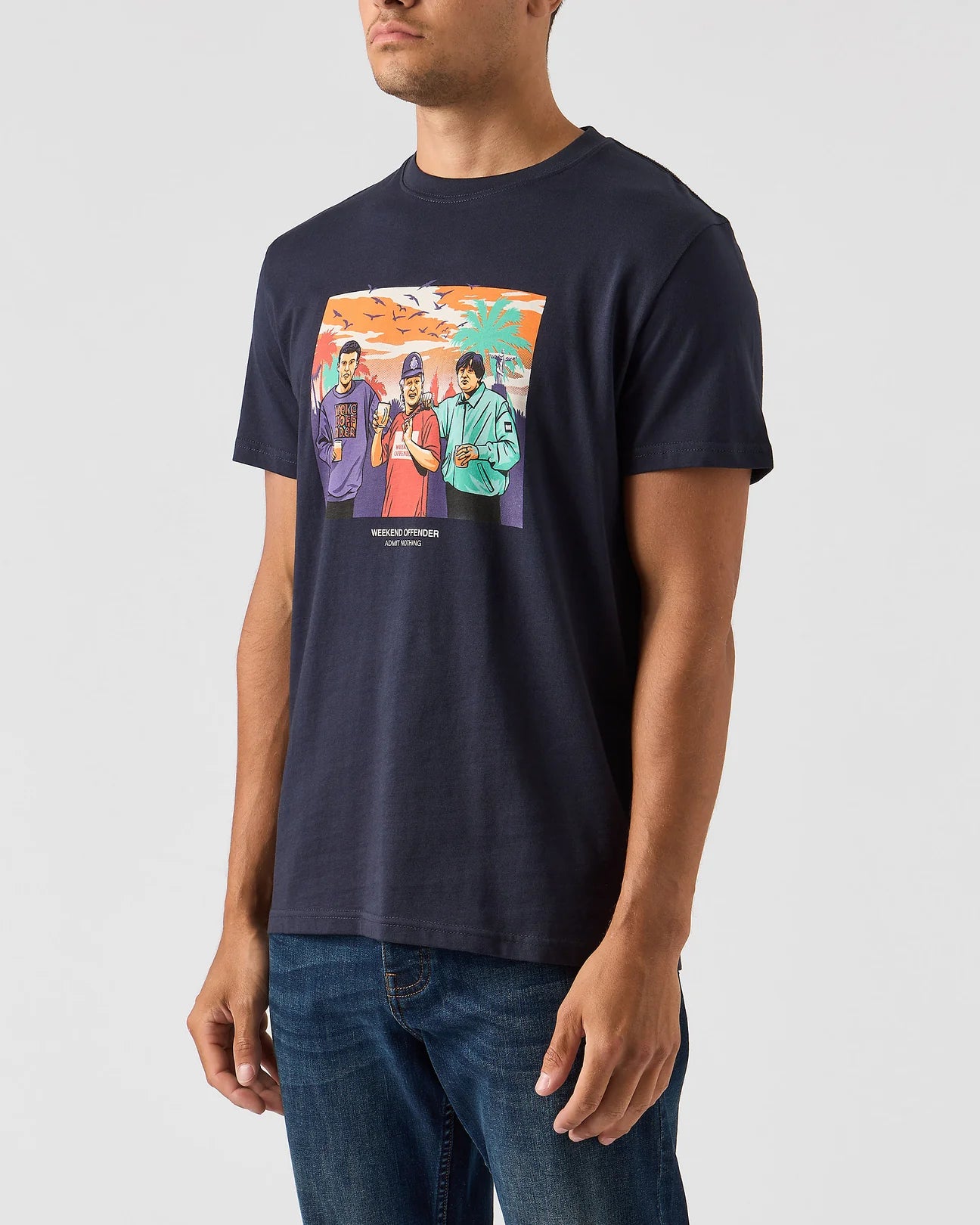 T-Shirt Graphique Selhurst - Weekend Offender Blanc - Prêt-à-Porter T-Shirt Graphique Selhurst - Weekend Offender Blanc - Prêt-à-Porter