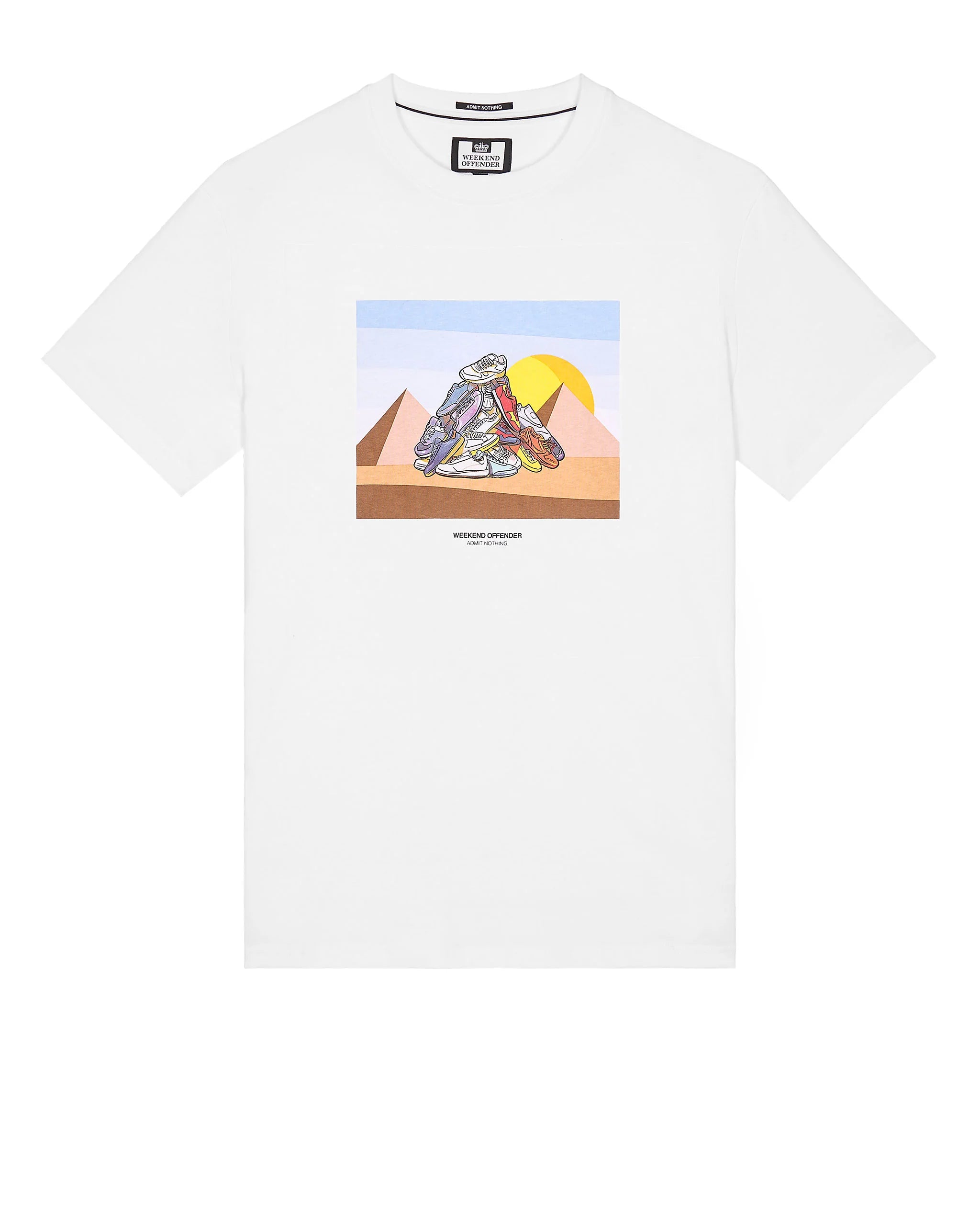 Weekend Offender Geeza Graphic T-Shirt White