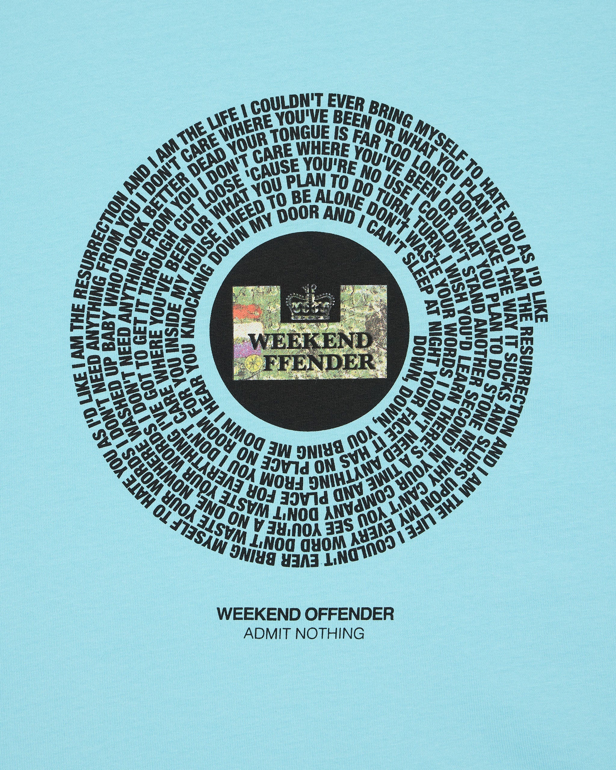 Weekend Offender Resurrection Graphic T-Shirt Saltwater Blue