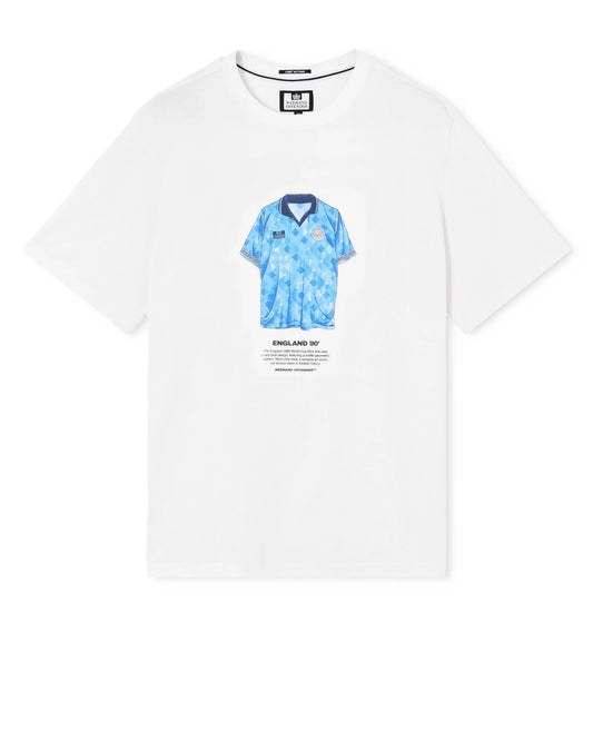 Weekend Offender Butcher England 90 T-Shirt White