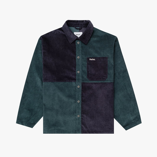 Parlez Recraft Cord Shirt Jac Green/Midnight