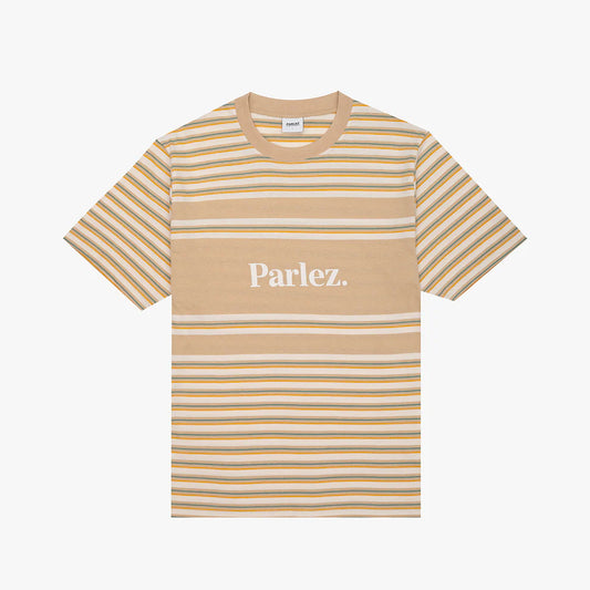 Parlez Solar YD Stripe T-Shirt Greige