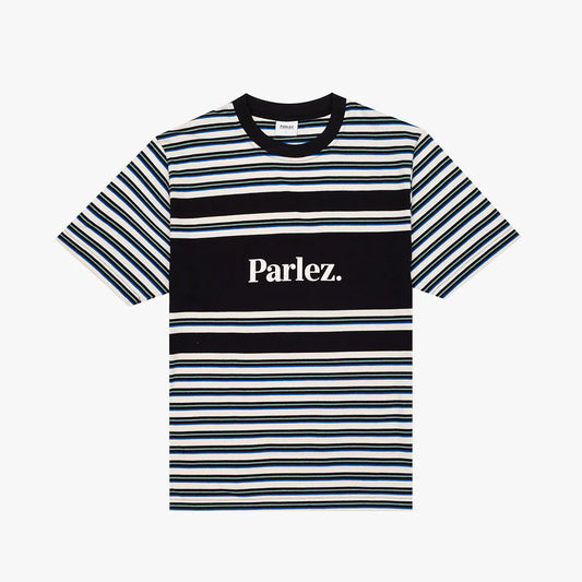Parlez Solar YD Stripe T-Shirt Midnight Navy